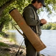 thumbnail image 2 of Fishing Rod Organizer Bag 55.1 Inch, Large Capacity Wear Resistant Canvas Rod Bag, Portable Vintage Waterproof Carry Case for Travel Fishing Driving Range Golf, 2 of 5