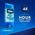 thumbnail image 3 of The Gillette Clear Gel Men's Deodorant, Cool Wave (3.8 oz., 5 pk.), 3 of 4