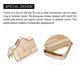 thumbnail image 5 of 200uds Cinta Engarce Abrazaderas Unique Bargains Dorado Tono 10mm Raya Textura, 5 of 7