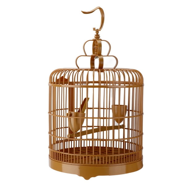 FAGINEY Round Cage Bird Supplies Hanging Bird Cage Plastic House