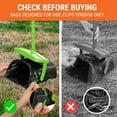 thumbnail image 5 of Pupzle Pooper Scooper Bags 2.0 For Side Clips, 30 Pupzle Replacement Bags, Swivel Bin Waste Bag Dog Poop, Refills for Pooper Scooper with Bag Attachment, 5 of 10