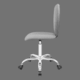 thumbnail image 6 of Impressions Vanity Heart 360 Degrees Swivel Vanity Chair with Adjustable Height (Grey Boucle), 6 of 6