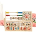 thumbnail image 3 of multi functional Wooden Math Number Teaching Tool Abacus Calculation Educational Learning Toy for boys 3-6 years gift, 3 of 18