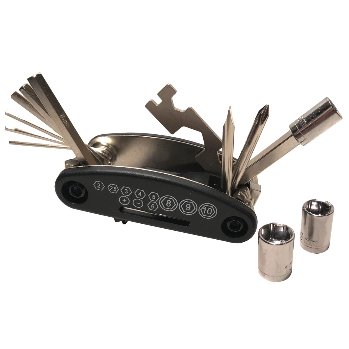 Mini Folding Bicycle Multi Tool With 16 Functions Bike Mechanic Cycling Tool Kit