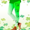 thumbnail image 2 of BLVB St. Patrick's Day Workout Leggings for Women Printed High Waisted Casual Slim Yoga Pants Athletic Tights, 2 of 5