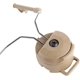 thumbnail image 3 of Adaptador de riel para casco 1 par Adaptador de riel para casco negro Adaptador de riel colgante Soporte para casco Orejeras de caza, 3 of 5
