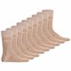 thumbnail image 1 of bugatti calcetines de hombre, paquete de 9 - Calcetines Algodón Suave Uni Basic Beige 43-46, 1 of 3