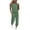 Olive Green, variant on ZQUUVOU Women's 2 Piece Outfits Lounge Jogger Sets Sleeveless Top And Sweat Suit Set Sweatpants Tracksuit Olive Green