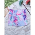 thumbnail image 7 of renvena Kids Girls Tie Dye Gymnastics Dance Tumbling Athletic Shorts Gym Yoga Running Workout Booty Shorts, 7 of 7