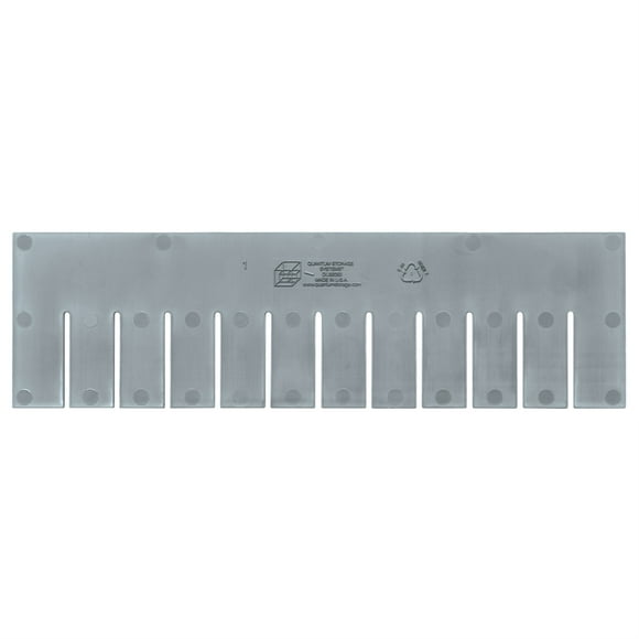 Long Séparateur, pour Utilisation avec DG92050, Gris (Lot de 6), Fabriqué aux États-Unis