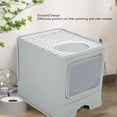 thumbnail image 3 of Kitten Toilet, Detachable Cat Litter Box Fully Enclosed  for Indoor, 3 of 7