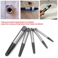 thumbnail image 3 of Kit d'Extraction de Vis en Acier Vanadium 5 Pcs, Retrait Facile des Vis Cassées, pour Correction de Filetage de Tuyau avec Boîte de Rangement, 3 of 8