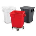 thumbnail image 2 of Rubbermaid Commercial Products BRUTE Square Bin Storage Container Lid, 28-Gallon, White FG352700WHT, 2 of 4