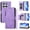 Purple, variant on FOXDOCK forXiaomi Redmi 13xWallet Case with Zipper Pocket & Wrist Strap, PU Leather Flip Cover with Card Slots, Kickstand, Magnetic Closure