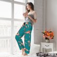 thumbnail image 6 of Picia Giraffes Doing Various Yoga Womens Soft Woven Cotton Elastic Waistband Sleep Pajama Pant Lounge Sleep Pant With Pockets And Drawstring-XX-Large, 6 of 9