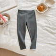 thumbnail image 2 of Byoo Toddler Girl's Stretch Layer Leggings Solid Color High Rise Elastic Waist Pants Baby Pull-On Soft Tights Trousers, 2 of 9