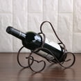 thumbnail image 3 of ZHaobin Nordic Iron Wine Rack S-shaped Portable Wine Rack Retro Iron Home Decoration Bar Stand Display Stand Bar Champagne Display Rack (1PCS), 3 of 6