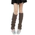 thumbnail image 2 of Outfmvch leg warmers Women's Cable Knitted Boot Socks Extra Long Thigh High Winter Stockings Over Knee Leg Warmers knee high leg warmers Blackish Green A, 2 of 5