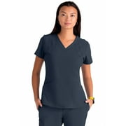 Barco One Women's 4-Pocket Princess Seam V-Neck Scrub Top - 5105