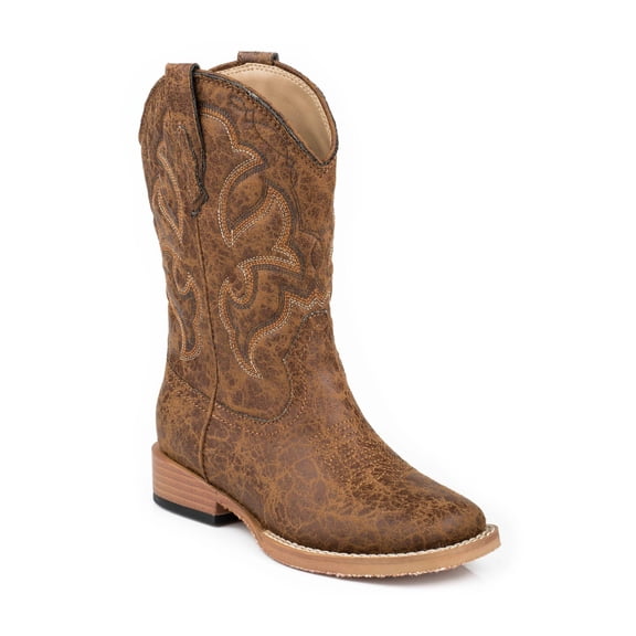 Roper Boys Scout Square Toe Cowboy Mid Calf Boots