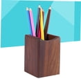 thumbnail image 4 of Organizador de bolígrafos, soporte de madera para lápices para escritorio, organizador de oficina, soporte de madera natural para bolígrafos, caja de almacenamiento, suministros para el hoga, 4 of 5