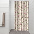 thumbnail image 3 of Waterproof Pioneer Shower Curtain 36x72 Inch Polyester Unique Colorful Floral Shower Curtain for Bathroom Hotel Home Decor with 7 Plastic Hooks, 3 of 5