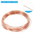 thumbnail image 2 of Uxcell 32.8Ft Solid Bare Copper Wire 18 Gauge 99.9% Pure Copper Wire Soft Beading Wire for Indoor Bonsai Pots, 2 of 5