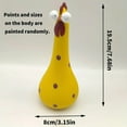 thumbnail image 2 of Long Neck Big Eye Chicken Desktop Ornament Cute Animal Figurine For Home Shelf Display Novelty, 2 of 3