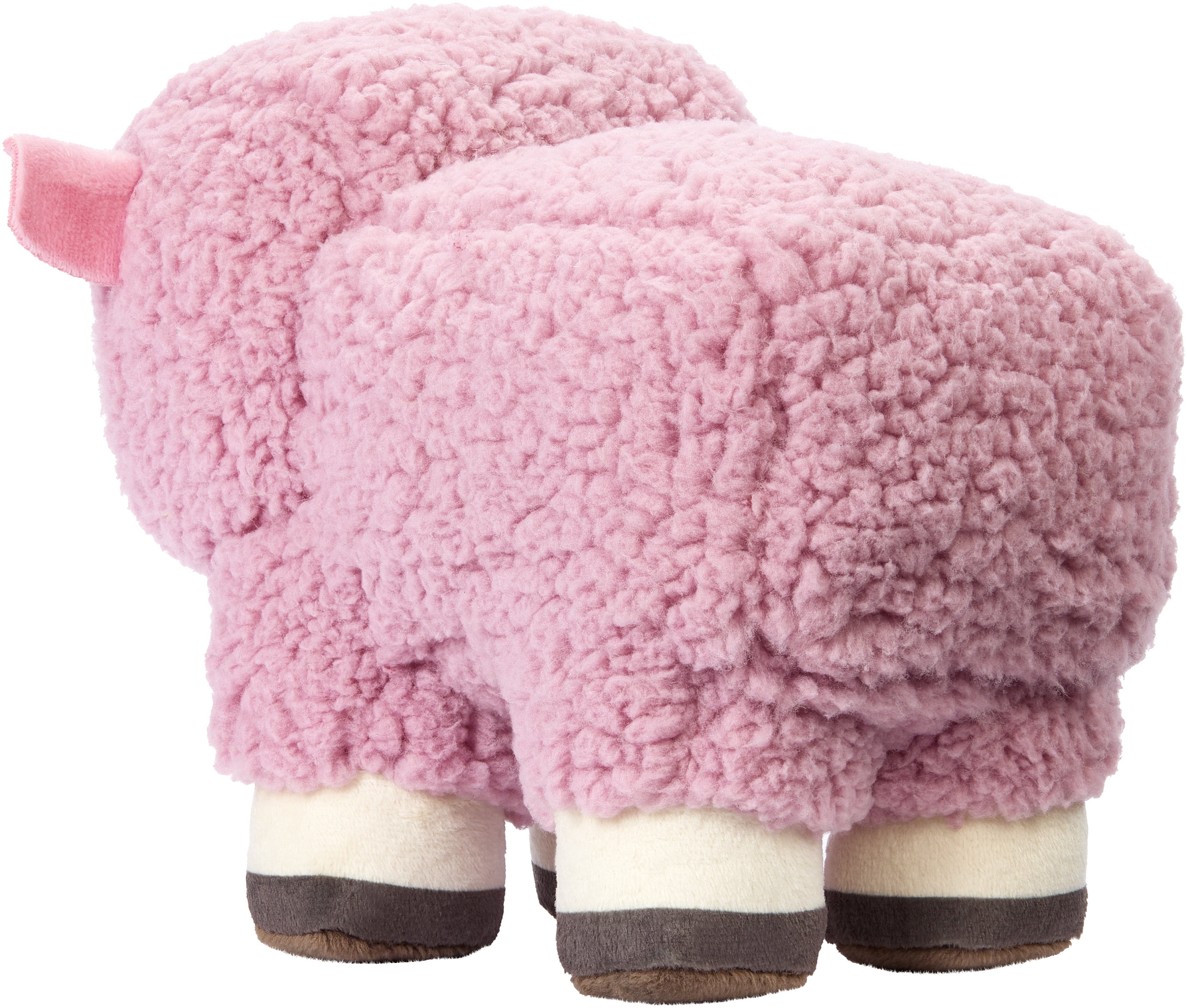 Minecraft Pink Sheep Plush Toy, 8-inch Collectible Soft Doll Inspired by A Minecraft Movie