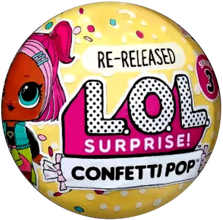 LOL Surprise Doll DAWN Confetti Pop Series 3 w/ dress &shoes Random accessory 