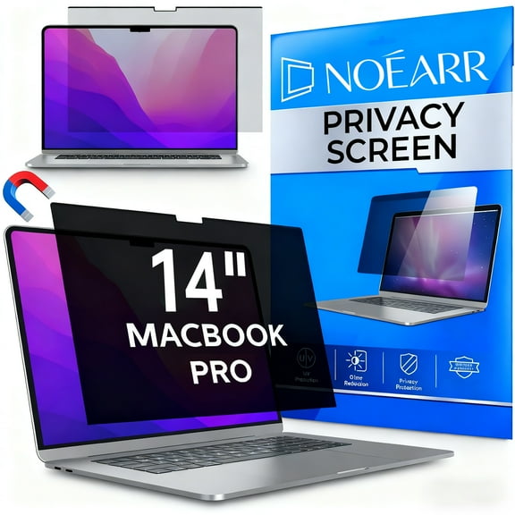 Magnetic Privacy Screen Filter for Macbook Pro 14inch (2021-2024, M1, M2, M3, M4), Removable Matte Anti Glare Blue Light Protector Private Security Filter for 14inch Mac Laptop Computer, A2442/A2779