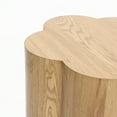 thumbnail image 5 of LuxenHome Wood Grain Manufactured Wood 20.5-Inch Tall Round End and Side Table, 5 of 9