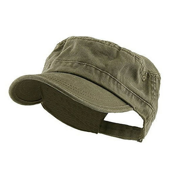 Enzyme Regular Solid Army Caps-Olive W35S45D (One Size)