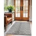 thumbnail image 6 of Unique Loom Trellis Frieze Collection Area Rug - Geometric (7' 1" x 10' Rectangle Light Gray/Ivory), 6 of 10