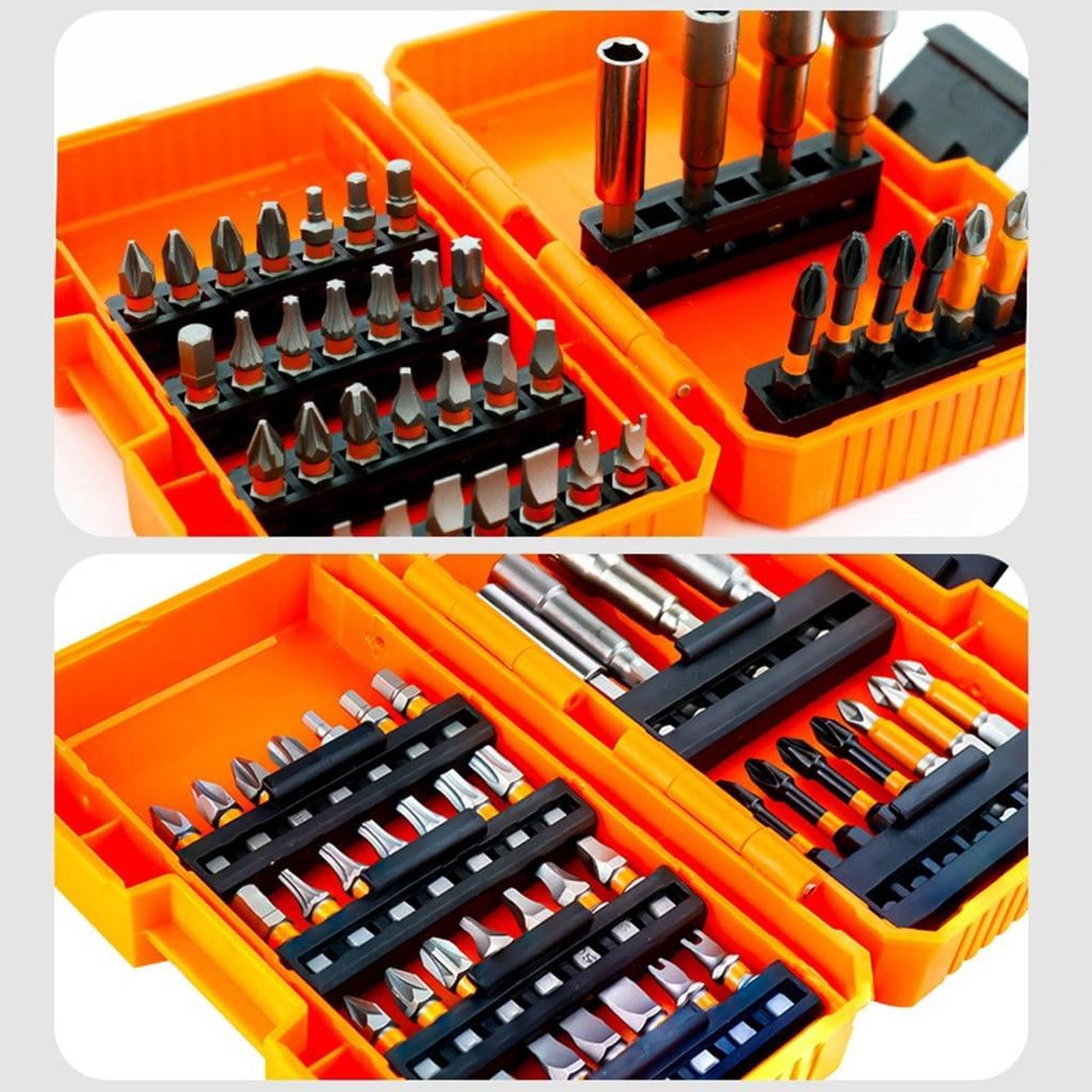 CEORPER Set of 39 Multipurpose Screwdriver Drill Bit Set with Socket and Connecting Rod for Various Home Projects