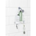 thumbnail image 2 of Zenna Home 7518W, Over-The-Showerhead Caddy, White, 2 of 3