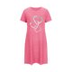thumbnail image 4 of Camisón corto de poliéster para mujer, talla grande, estampado de San Valentín, cuello redondo, manga corta, 4 of 4