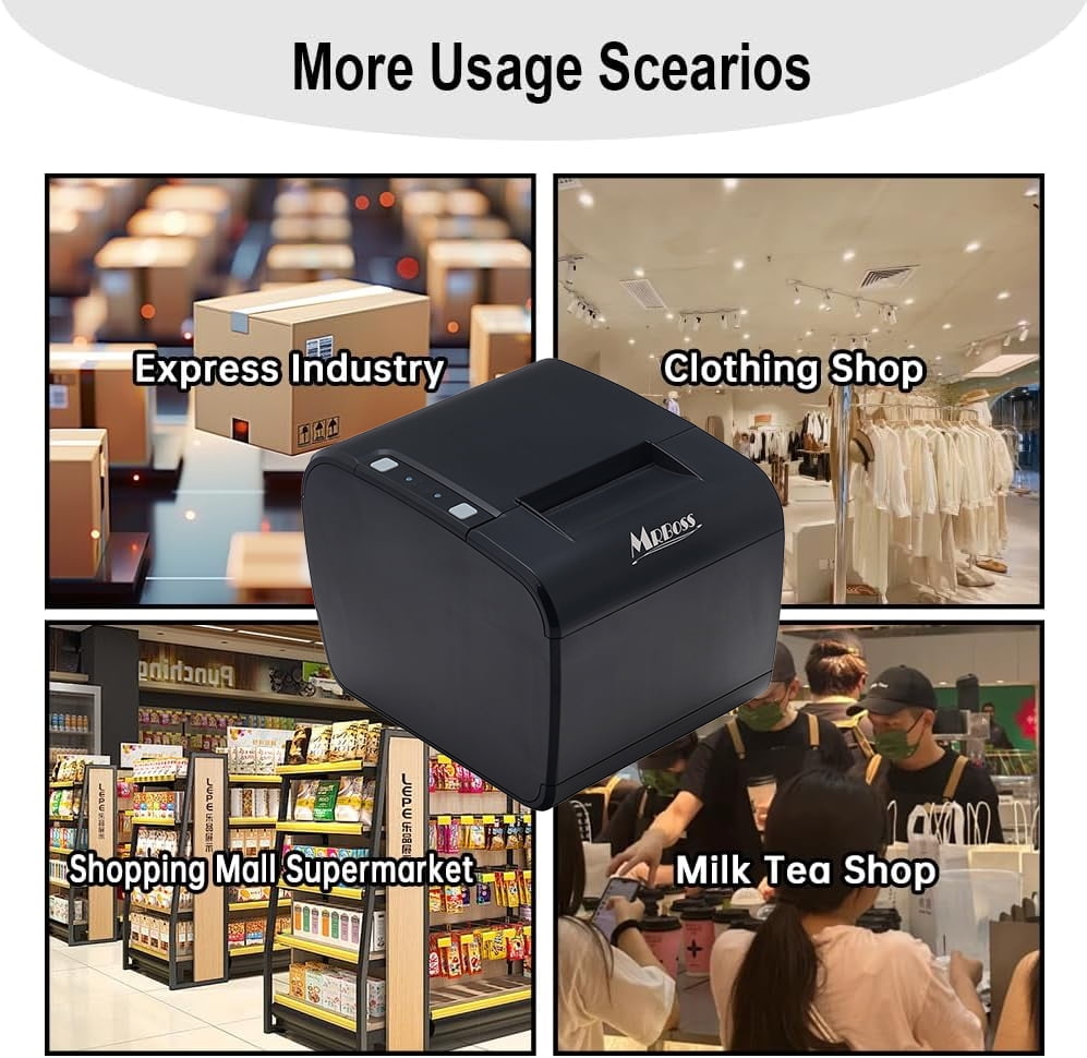 2" Bluetooth Thermal Label Printer Coffee stickers, price tags,Address, Logo, Clothing, Sticker Printer for Phones & PC