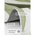 thumbnail image 3 of Sage Green Ripple Area Rug for Bedroom 2.7x5 Ft Abstract Gradient Watercolor Modern Super Soft fuzzy Throw Rug Non-Slip Fluffy Plush Indoor Floor Carpet for Living Room Nursery Home Decor, 3 of 8