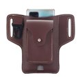 thumbnail image 2 of Bolsa Fanny Riñonera Hombres PU Cinturón de cuero Bum Hip Pack Funda para teléfono Cartera (Café) Ehuebsd Para estrenar, 2 of 6