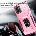 thumbnail image 2 of Funda para GANGXUN Motorola Moto G Power 2023 - Soporte metálico, Función magnética, Rosa, 2 of 5
