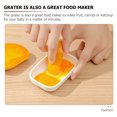 thumbnail image 4 of GOOHOCHY Multifunction Garlic and Ginger Grater ABS Plastic White Kitchen Use Lightweight Compact Size, 4 of 8