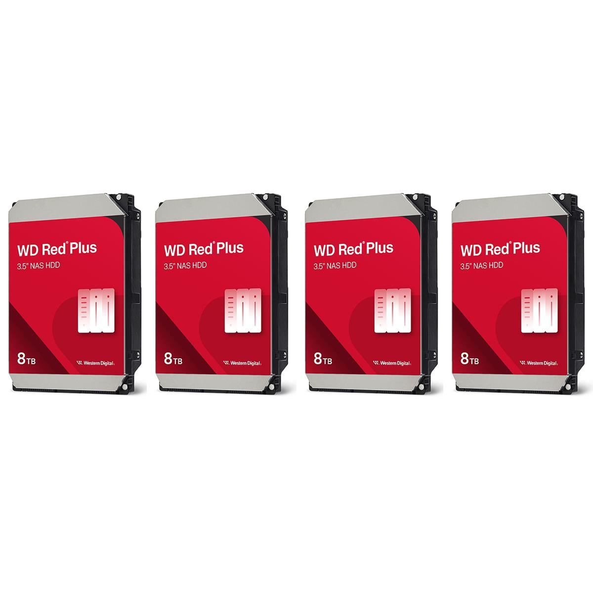 Western Digital 10TB WD Red Plus NAS SATA HDD, 3.5