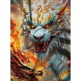 thumbnail image 5 of Men'S 3D Printed Dragon Flame Graphic T-Shirt - Mythical Streetwear Tee With Vibrant Colors, Comfort Fit Short Sleeve Round Neck For Summer Casual Wear, Machine Washable Boyfriend Gift, 5 of 6