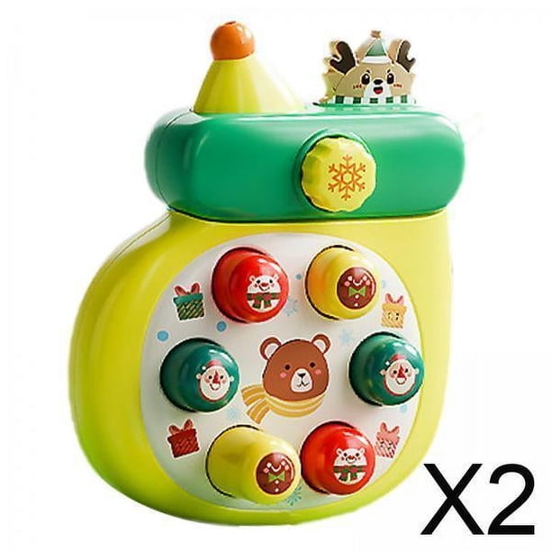 Juguete con botón pulsador,Juego de empuje rápido juguete Fidget Animal Toy,Juego de memoria juguete interactivo para el desarrollo temprano,Juguete de bolsillo Montessori juguete interactivo