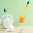 thumbnail image 3 of 2024 Anckoeil 4 In 1 Carrot Cup Brush Long Handle Household Multifunctional Cup Washing Brush Creative Bottle Brush, 3 of 4