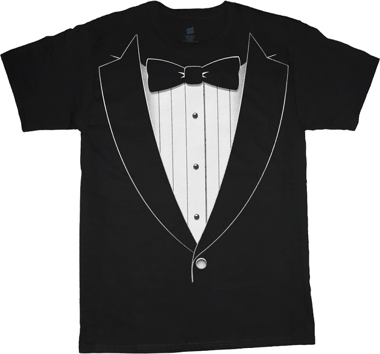 Maglietta TUXEDO UNION JACK BOW – Per Addio Al Celibato E Fancy Dress – Taglie Dalla S Alla 3XL - Foto 2