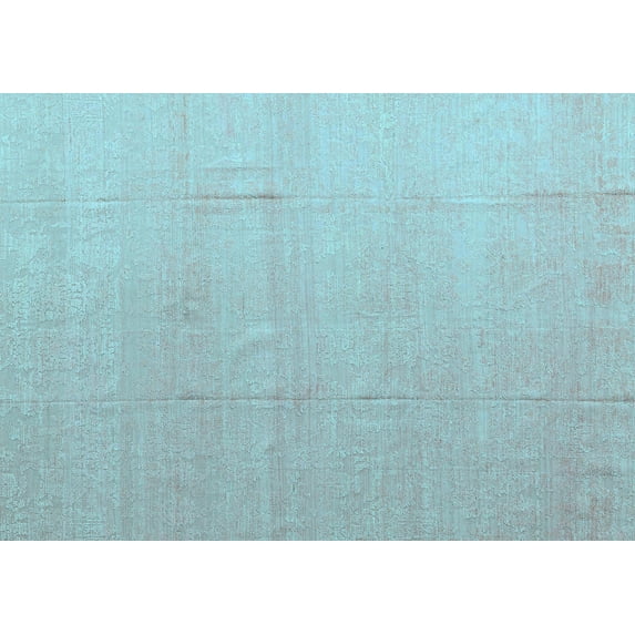 Ahgly Company Indoor Rectangle Abstract Light Blue Modern Area Rugs, 2' x 4'