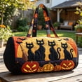 thumbnail image 7 of Hippie Van Quilted Duffle Bag, Boho Travel Weekender Bag with Strap, Retro Style for Everyday Travel Boho Bag, 7 of 7