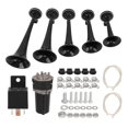 thumbnail image 1 of 5 Trumpet Air Horn 130dB DC 12V Musical Electric Air Trumpet for Truck Train Ship Vans, 1 of 5